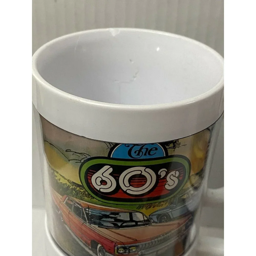 Chevrolet Vtg Cars Thermo Serv‎ Mugs 1910s/20s  30s/40s 50/60s  70s/80s Set of 4